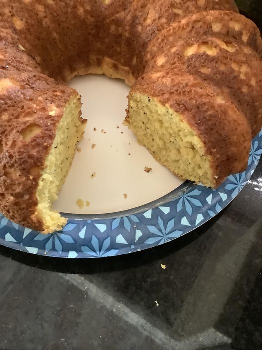 Almond Poppyseed Bundt Cake