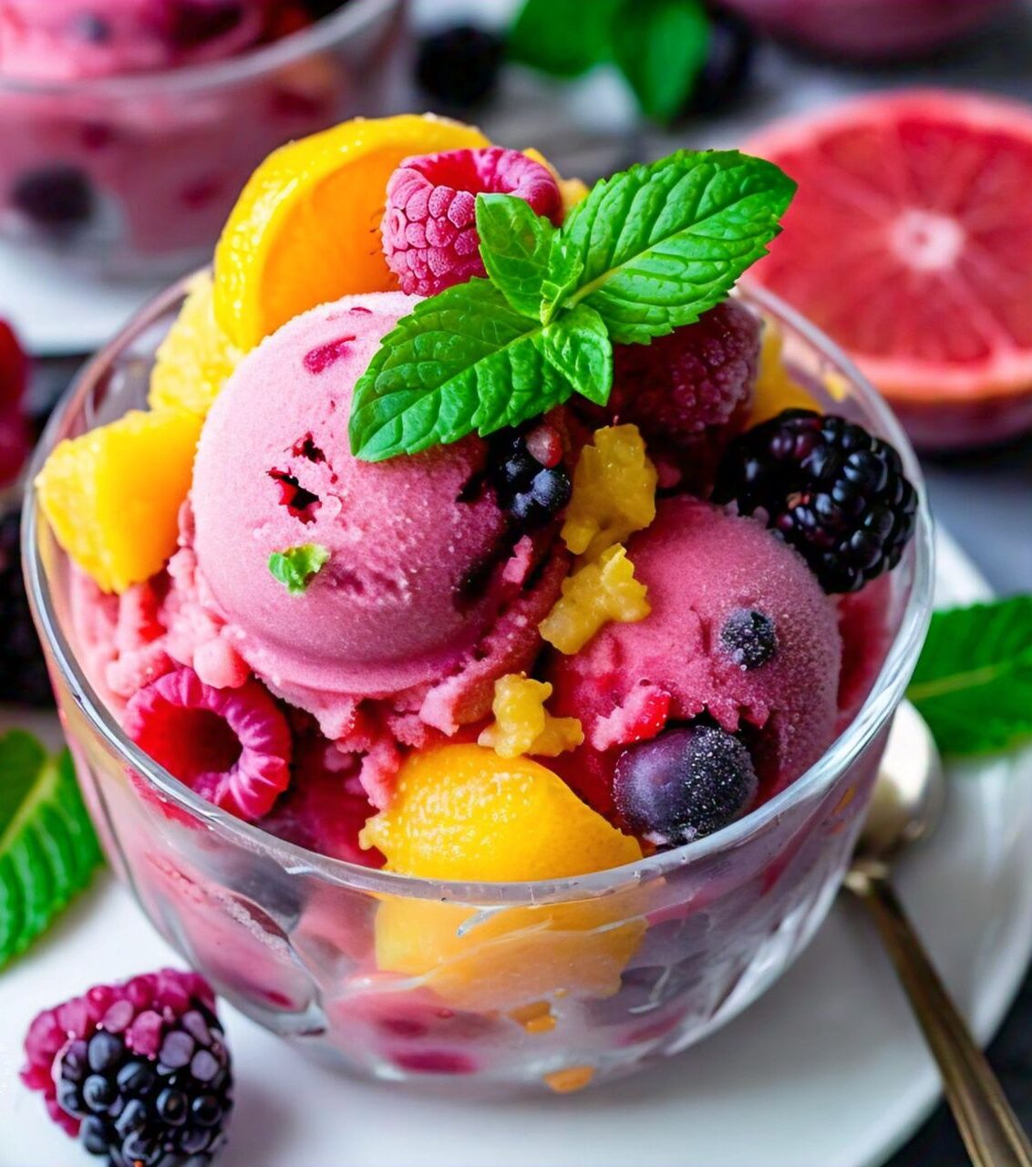 2-Ingredient Frozen Fruit Sorbet