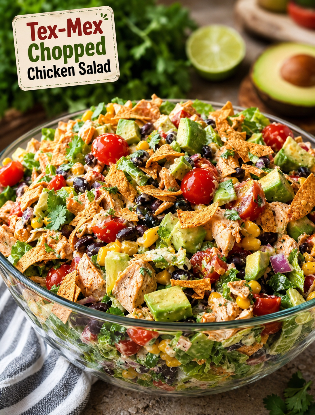 Tex-Mex Chopped Chicken Salad
