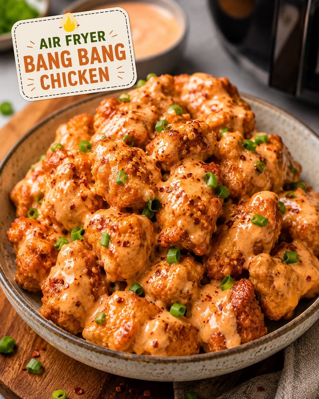 Air Fryer Bang Bang Chicken