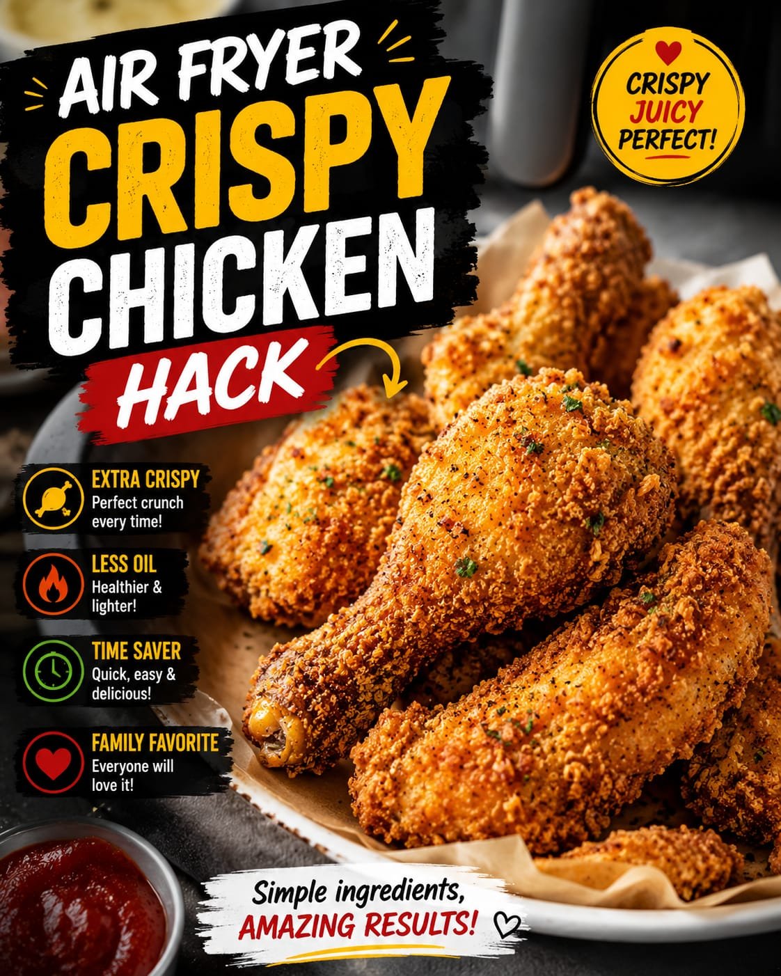 Air Fryer Crispy Chicken Hack