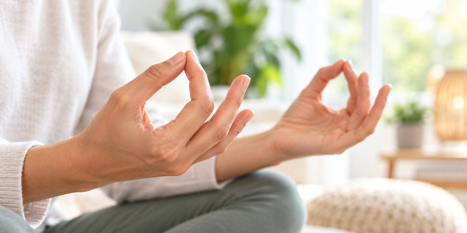 Finger exercises for brain coordination showing a person touching each fingertip to the thumb